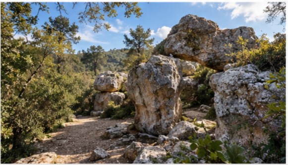 טיול בסתיו לפארק הסלעים בכיסרא